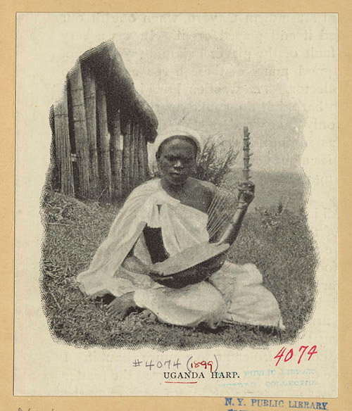 Uganda Harp. 1889. NYPL.
