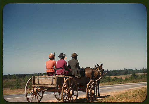 Going to town on Saturday afternoon, Greene Co., Ga. (LOC). 1941.