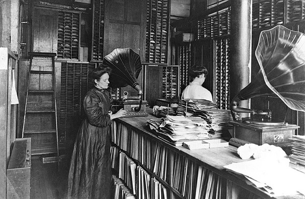 Record Matrix Room, Berliner Gramophone Company, Montreal, QC, 1910